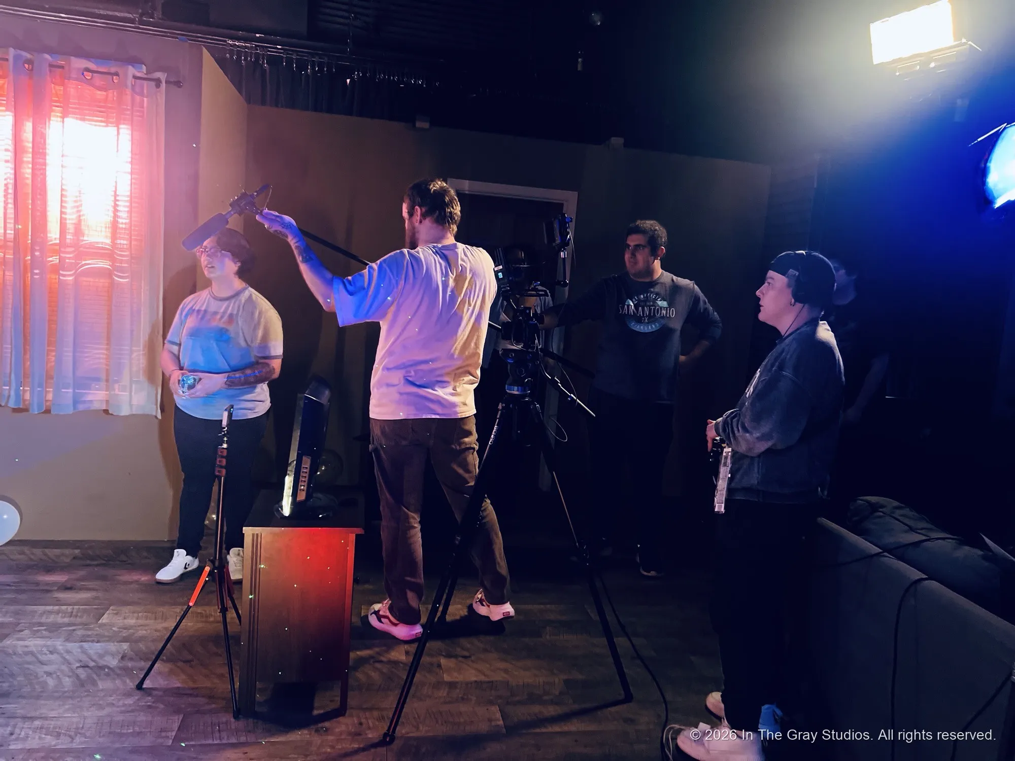 Behind The Scenes — photograph by Naimah Gray